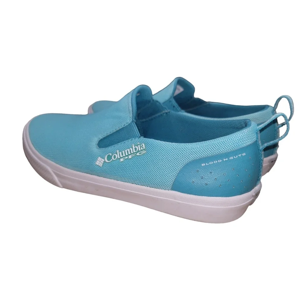Columbia PFG Dorado Women's Sz 9 Blue Boat Shoes Outdoors Fishing Slip On